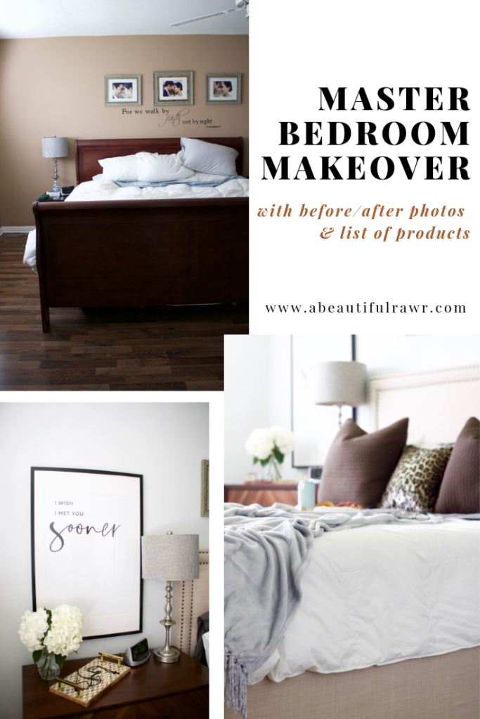Modern Master Bedroom Makeover Part I A Beautiful Rawr